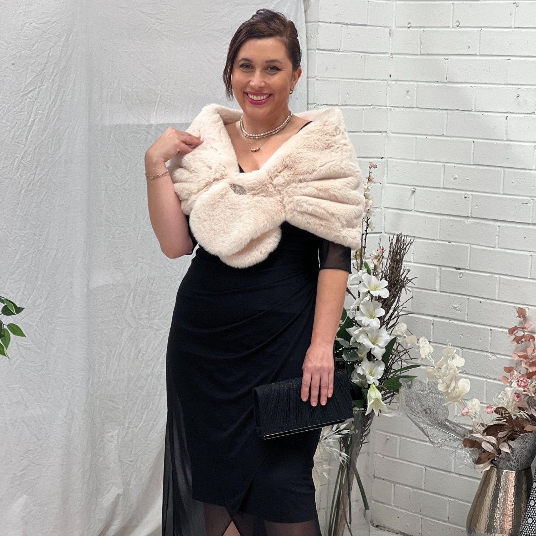 Faux Fur Shawls & Glamorous Accessories | Dressxox Australia Faux Fur Shawls & Glamorous Accessories | Dressxox Australia