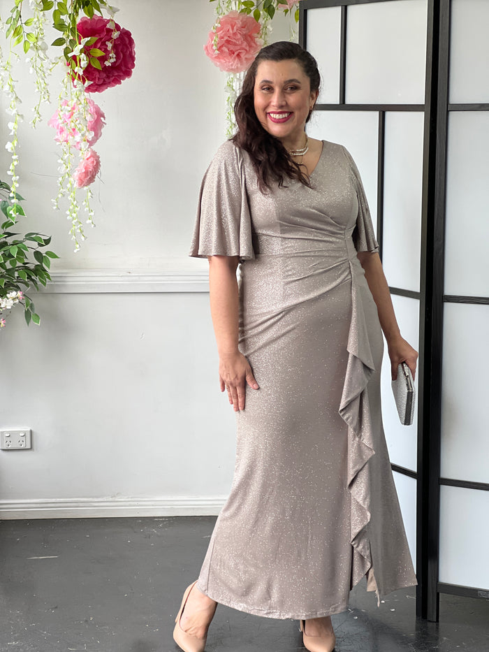Alice Champagne Evening Dress
