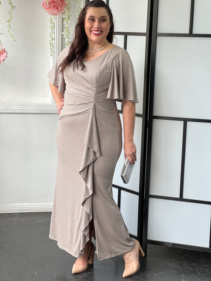 Alice Champagne Evening Dress