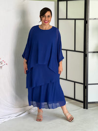 Aria Royal Chiffon Evening Top