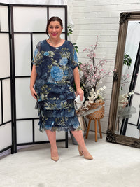 Clyde Forest Silk Dress