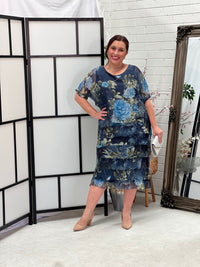 Clyde Forest Silk Dress