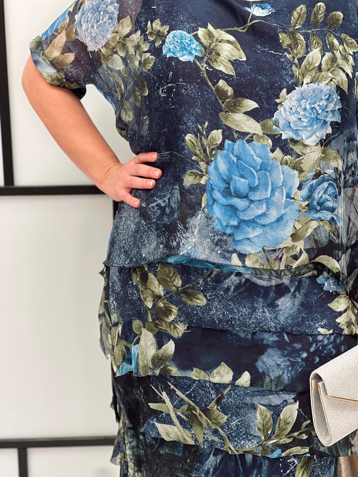 Clyde Forest Silk Dress