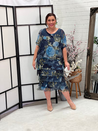 Clyde Forest Silk Dress