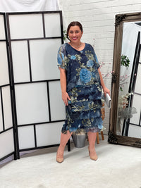 Clyde Forest Silk Dress