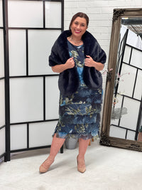 Clyde Forest Silk Dress