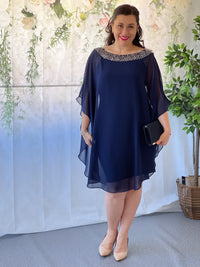 Etan Navy Evening Dress