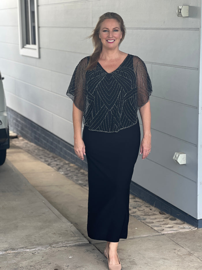Florence Black Gatsby Dress
