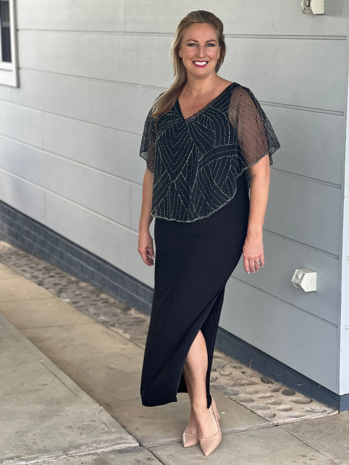 Florence Black Gatsby Dress
