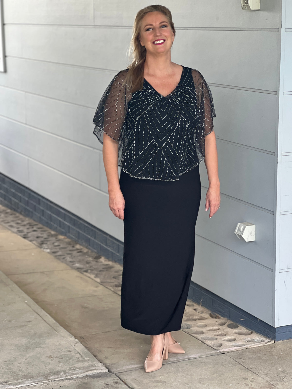 Florence Black Gatsby Dress