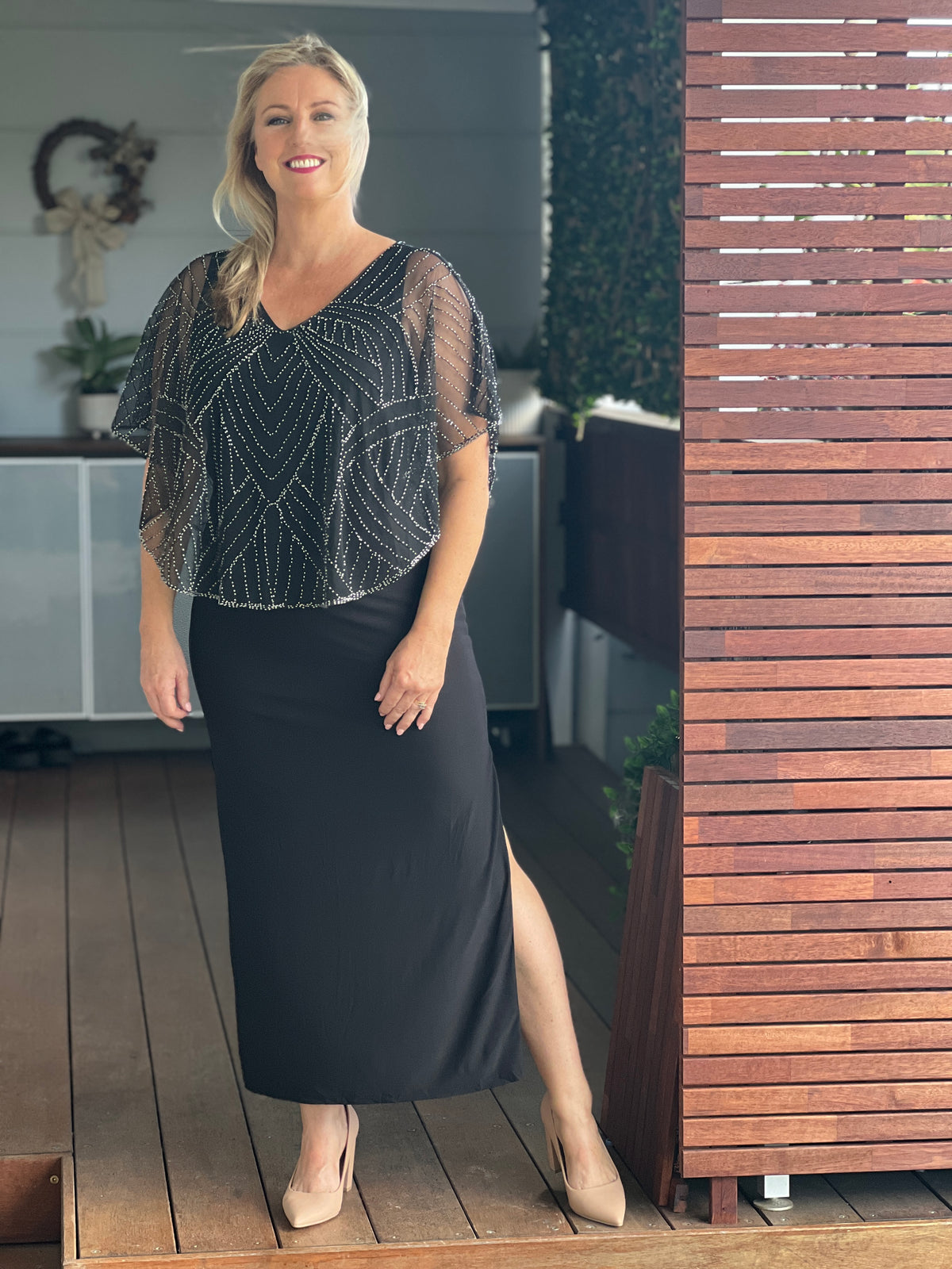 Florence Black Gatsby Dress