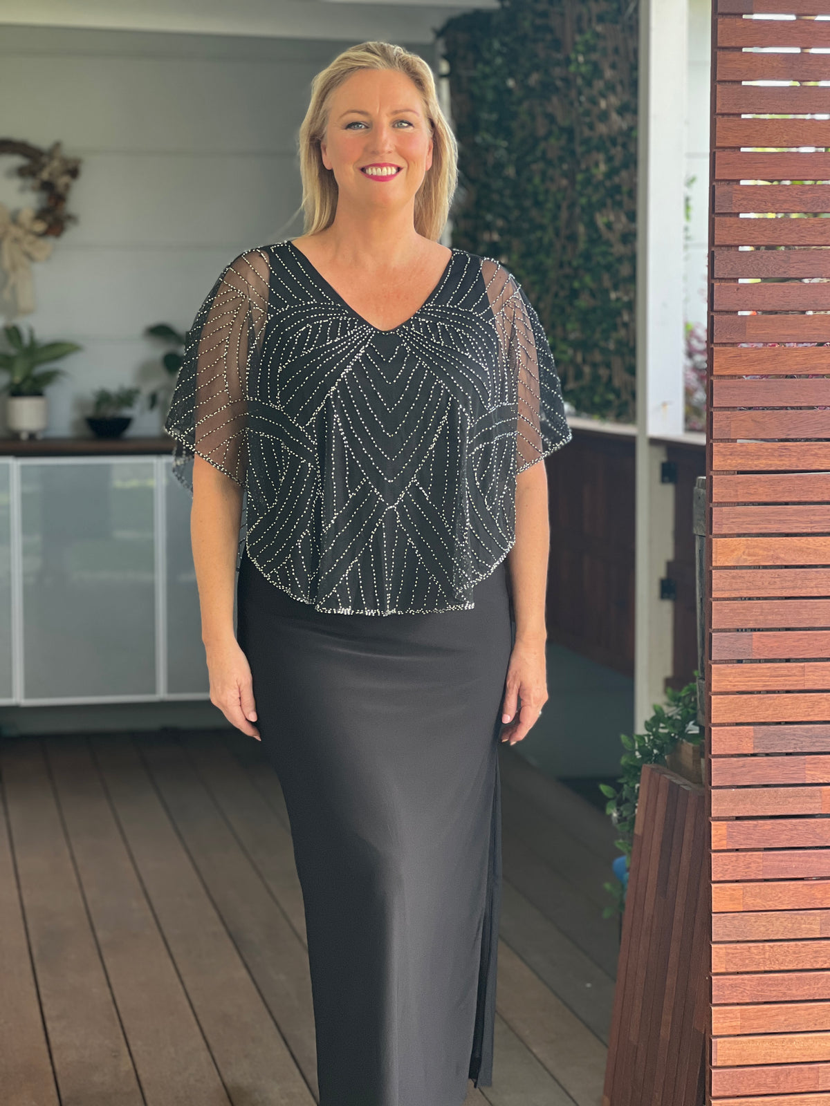 Florence Black Gatsby Dress