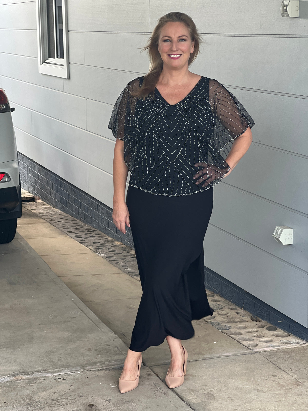 Florence Black Gatsby Dress