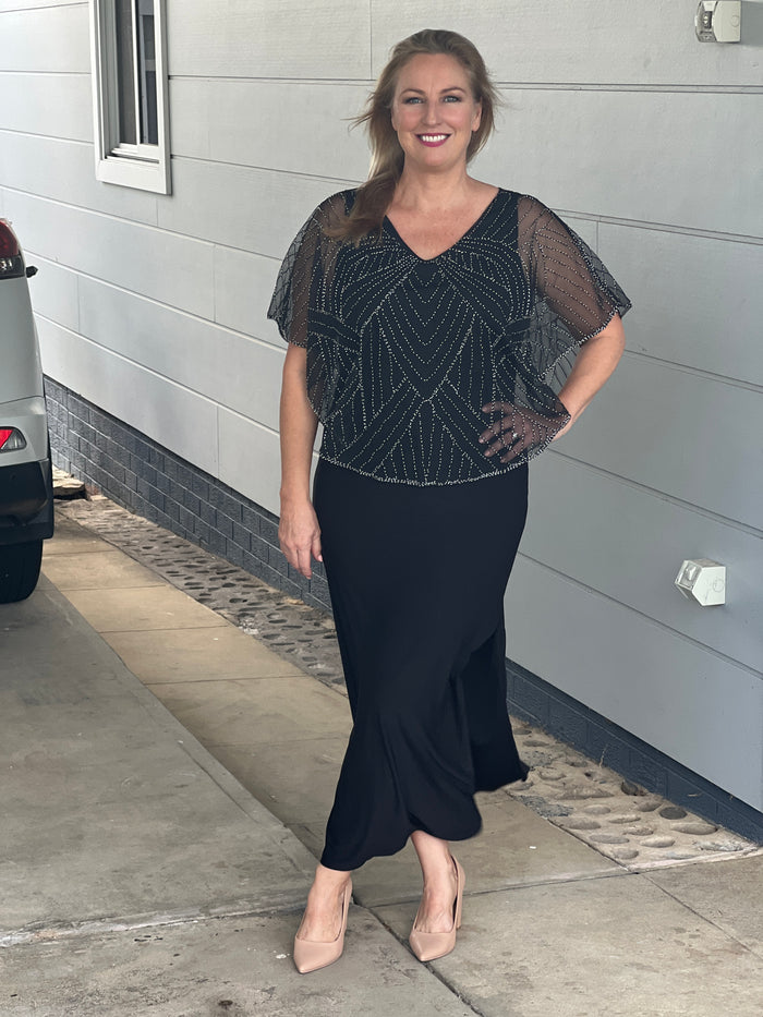 Florence Black Gatsby Dress