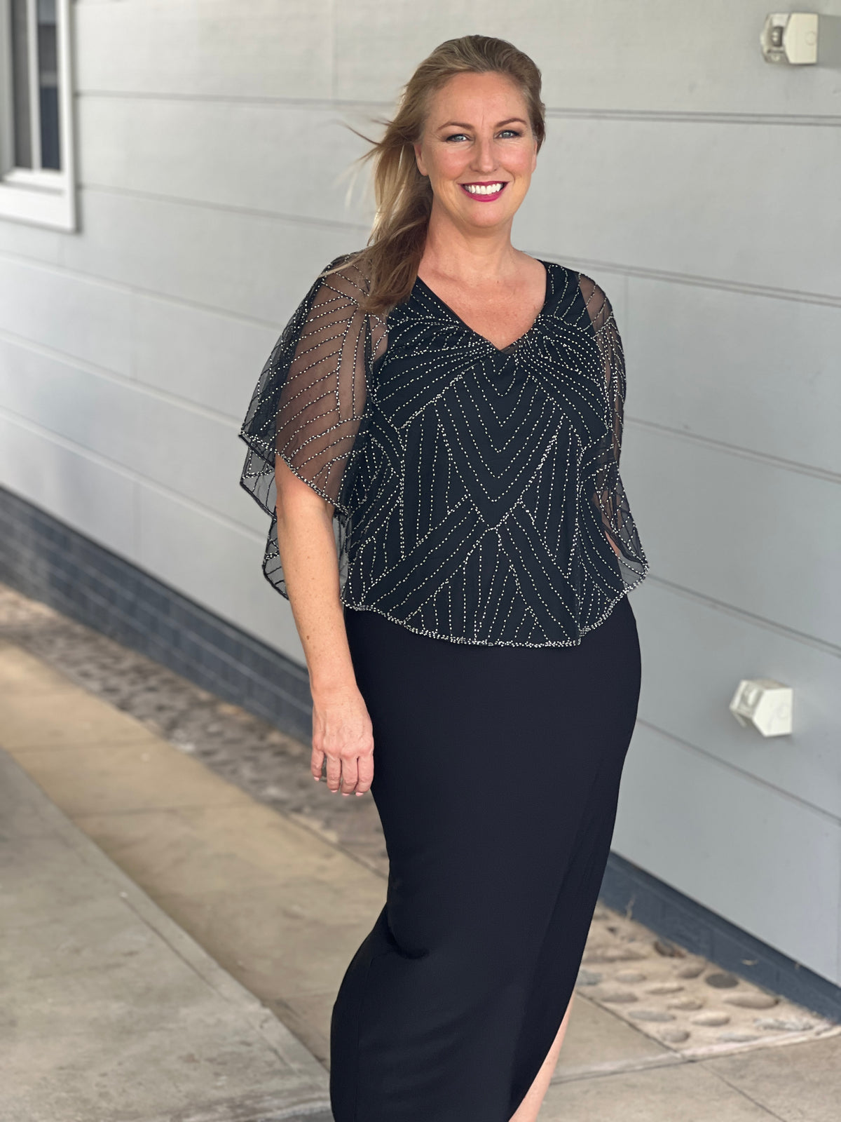 Florence Black Gatsby Dress
