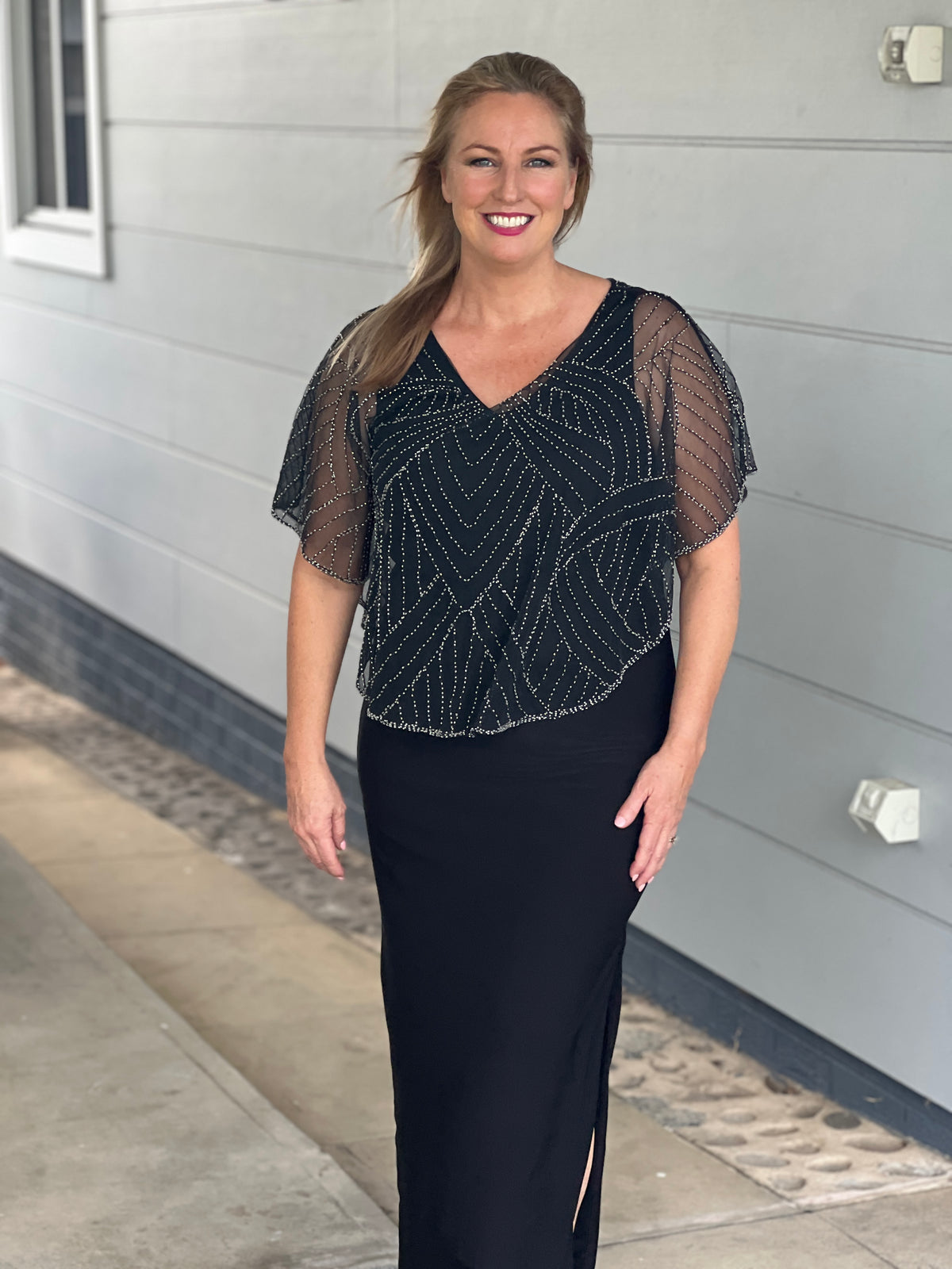 Florence Black Gatsby Dress