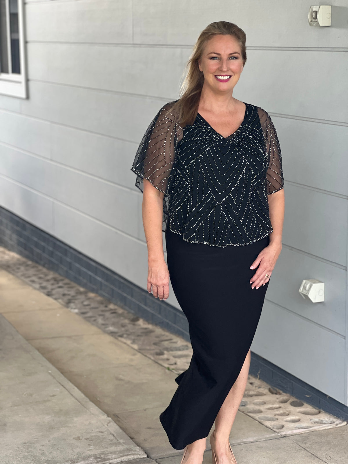 Florence Black Gatsby Dress