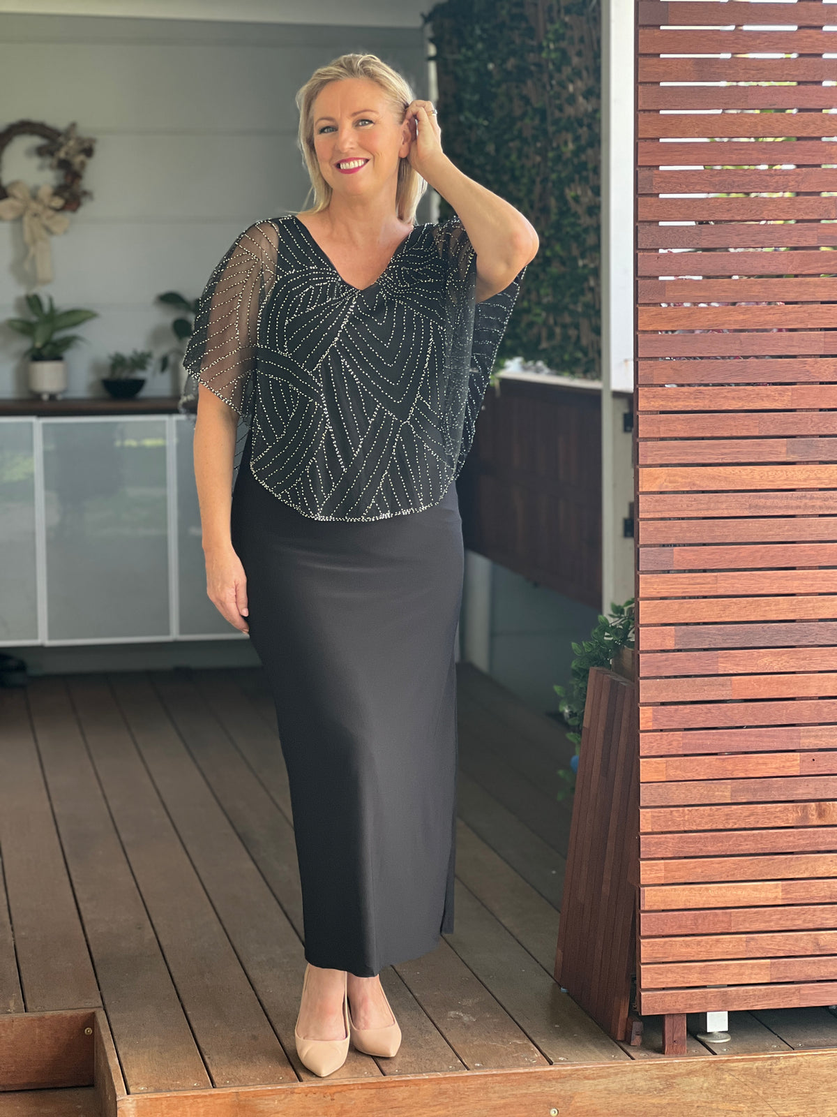 Florence Black Gatsby Dress
