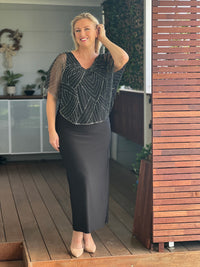 Florence Black Gatsby Dress