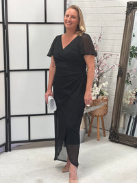 Gemma Black Shimmer Gown