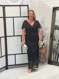 Gemma Black Shimmer Gown
