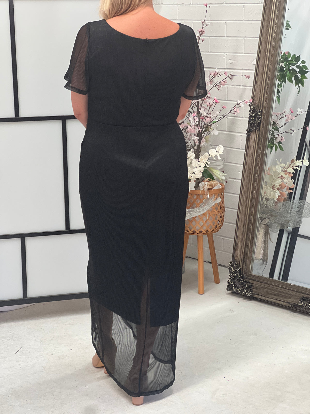Gemma Black Shimmer Gown