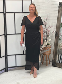 Gemma Black Shimmer Gown
