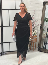 Gemma Black Shimmer Gown