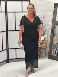 Gemma Black Shimmer Gown