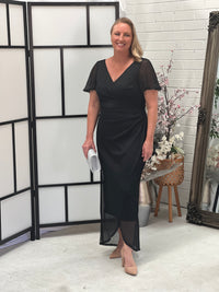 Gemma Black Shimmer Gown