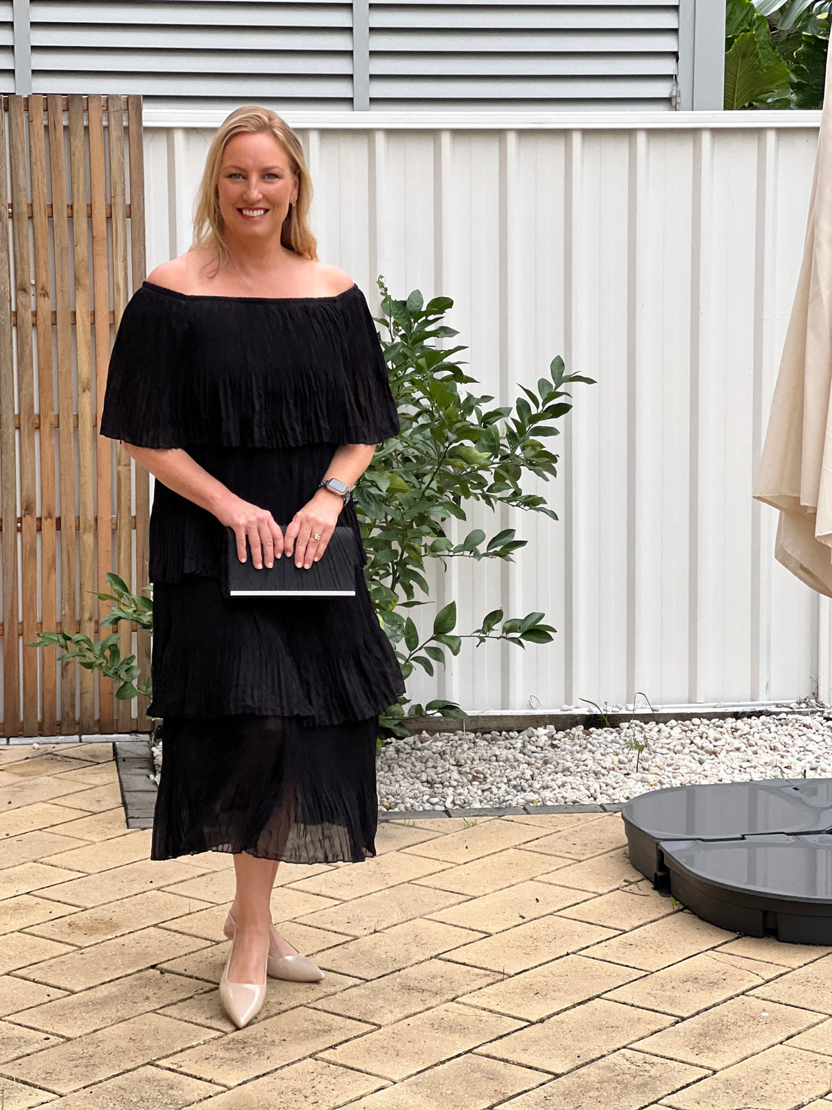 Genoa Black Evening Dress