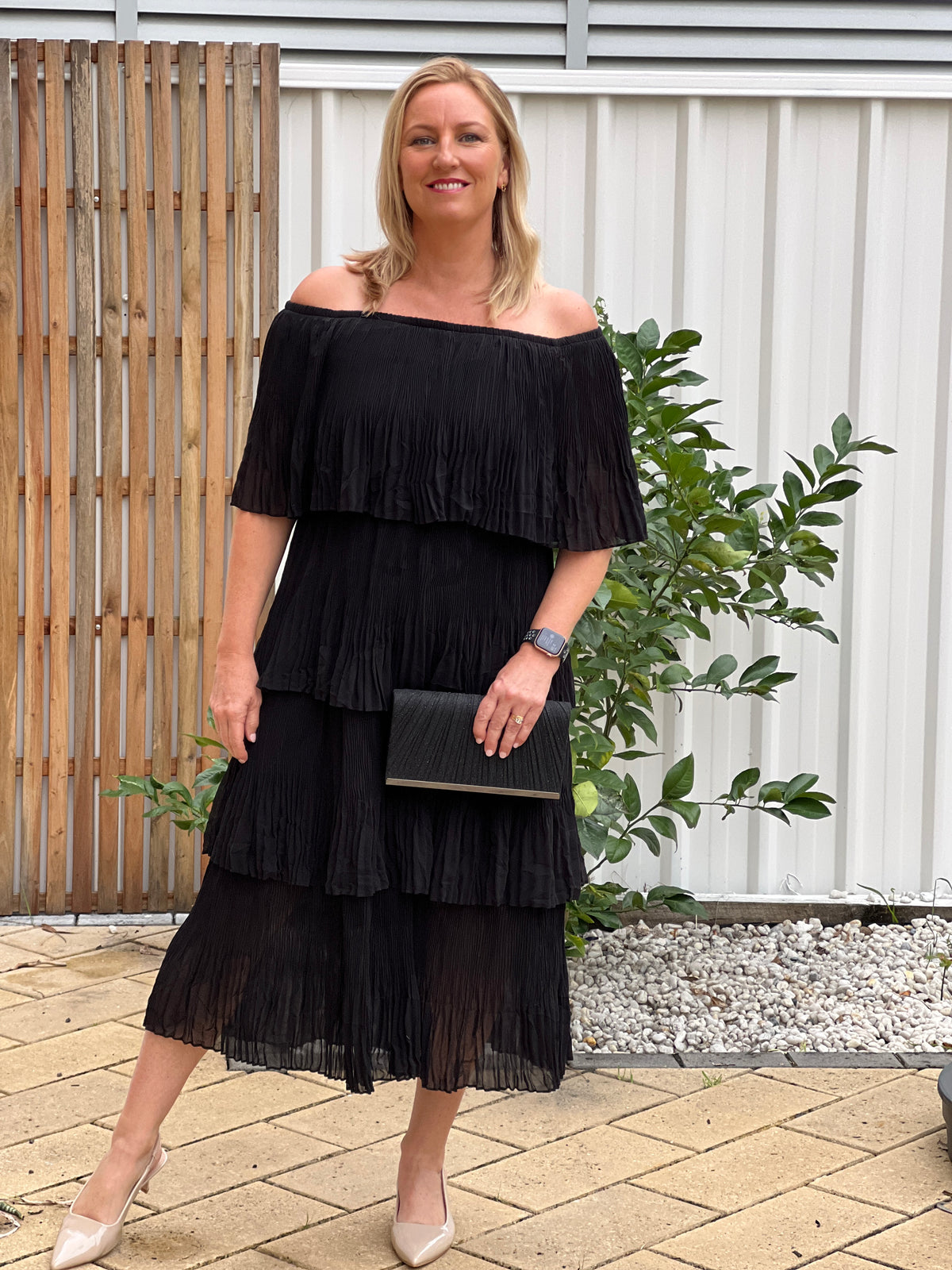 Genoa Black Evening Dress