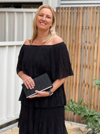 Genoa Black Evening Dress