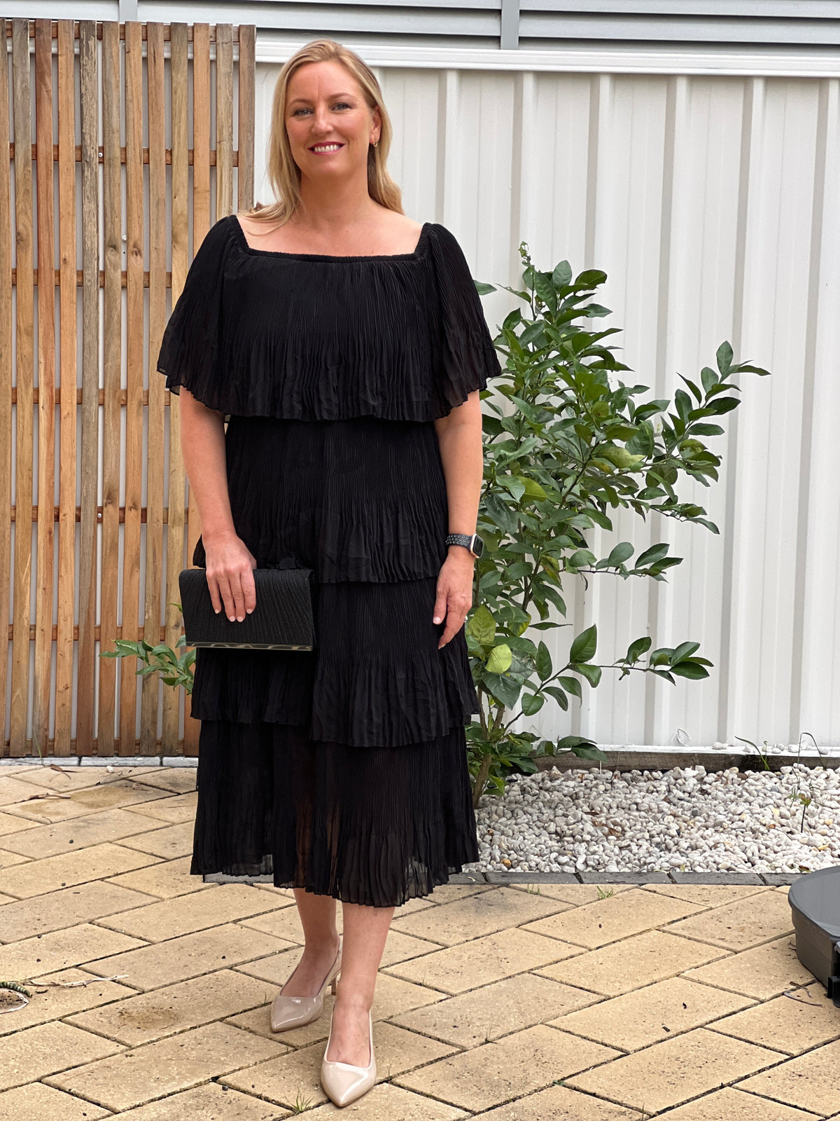 Genoa Black Evening Dress