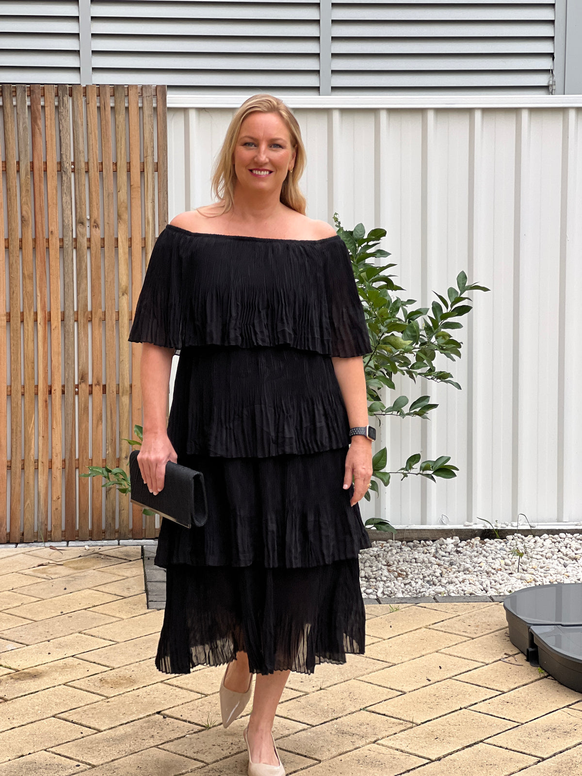 Genoa Black Evening Dress