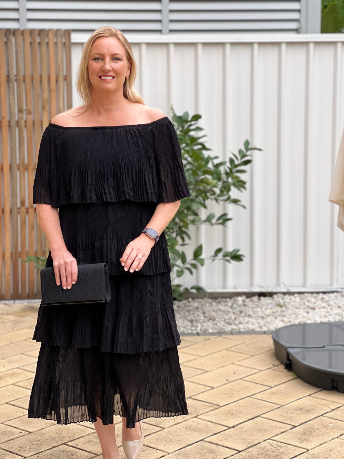 Genoa Black Evening Dress