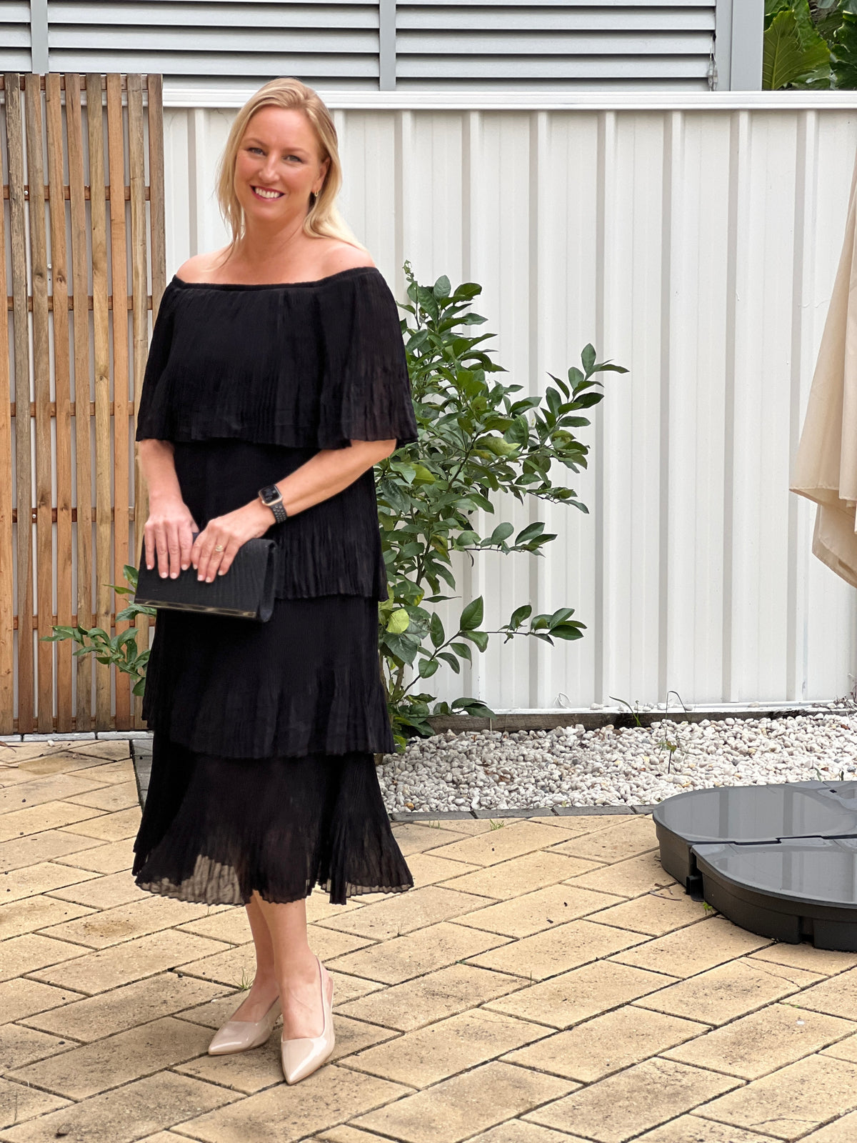 Genoa Black Evening Dress