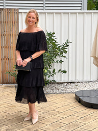 Genoa Black Evening Dress