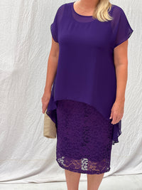 Hulston Purple Evening 2 Piece Set