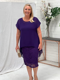 Hulston Purple Evening 2 Piece Set