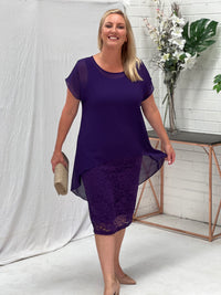 Hulston Purple Evening 2 Piece Set