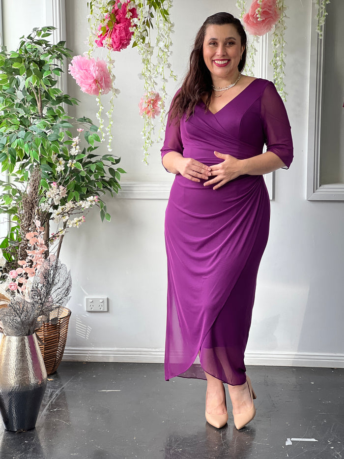 Yancy Orchid Evening Dress