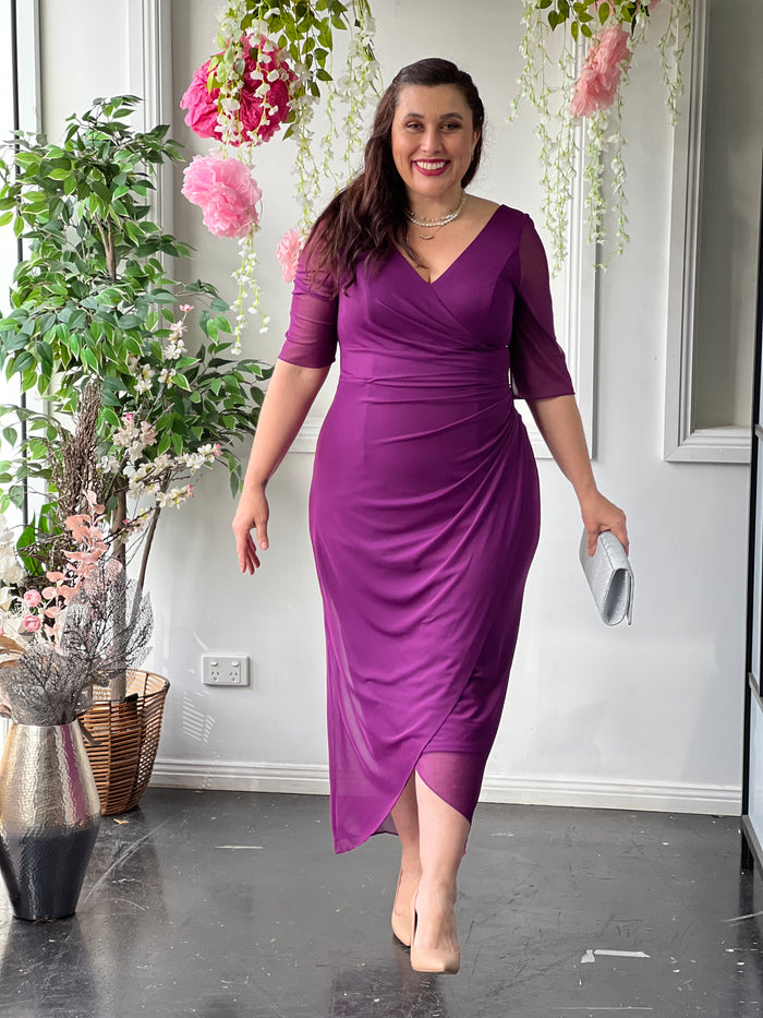 Yancy Orchid Evening Dress