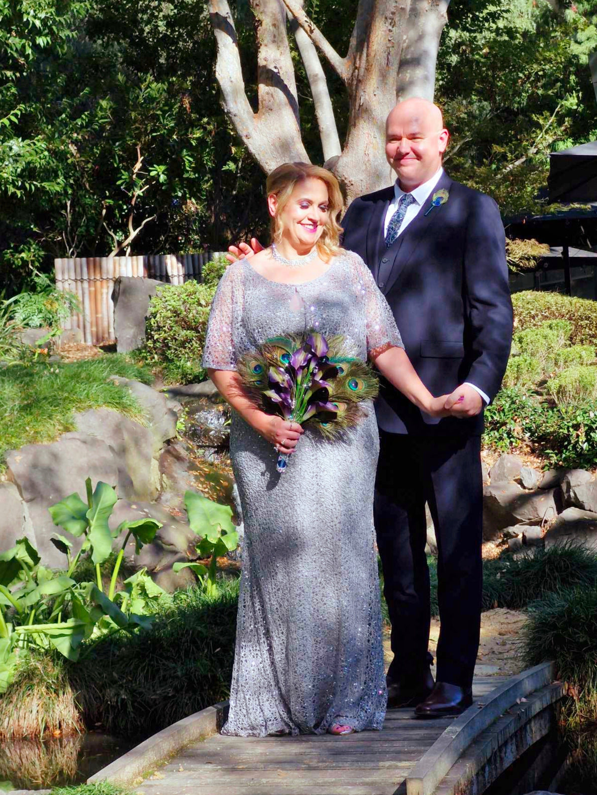 Payton Silver Sequin Evening Gown