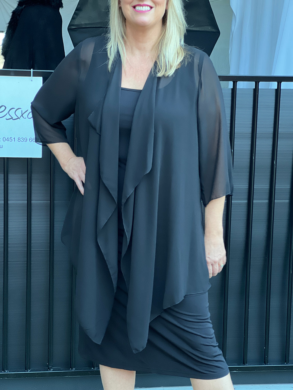 Lexy Black Cardigan