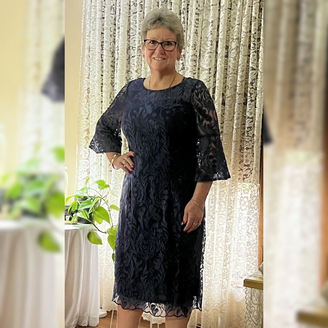 Wien Navy Evening Dress