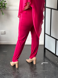 Juno Fuchsia Jersey Pants