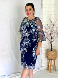 Lavinia Blue Evening Dress