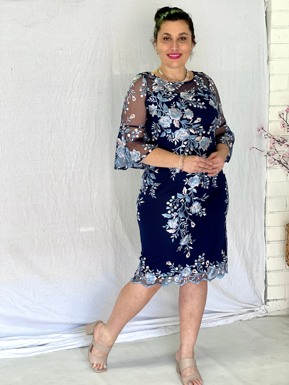 Lavinia Blue Evening Dress