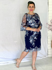 Lavinia Blue Evening Dress